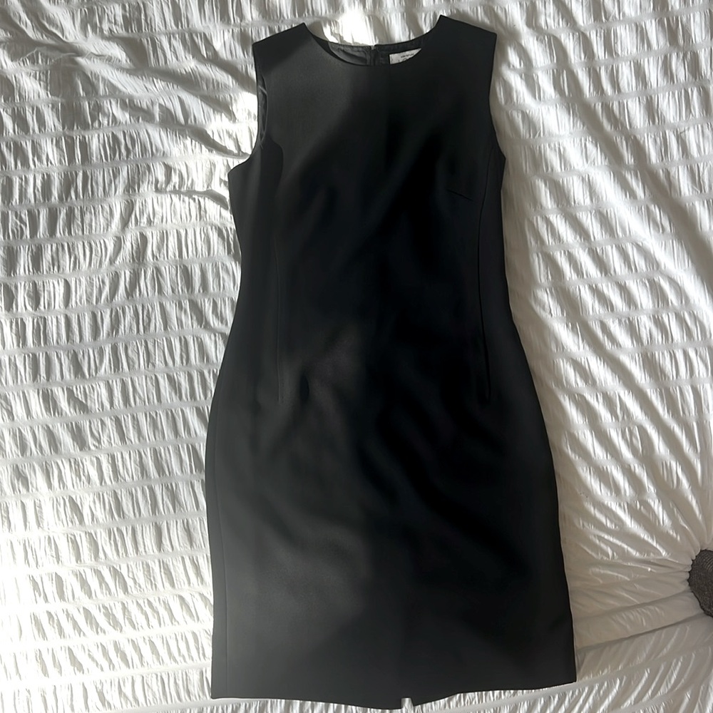 Ann Taylor Loft size 2 petite shift dress black - great for work or occasion